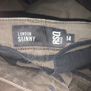 Skinny chino pants